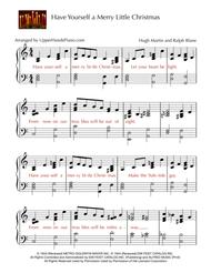 Have Yourself A Merry Little Christmas (Intermediate) Sheet Music by Frank Sinatra