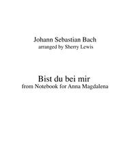 Bist du bei mir STRING QUARTET (for string quartet) Sheet Music by Johann Sebastian Bach