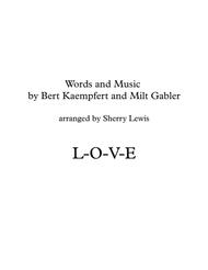 L-O-V-E (Love) STRING QUARTET (for string quartet) Sheet Music by Nat "King" Cole