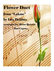 Flower Duet from Lakme for Brass Quintet Sheet Music by Leo Delibes
