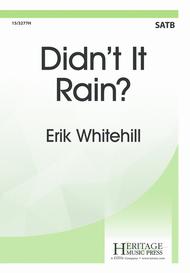 Didn't it Rain? Sheet Music by Erik Whitehill