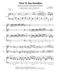 Time To Say Goodbye (Duet for Flexible Instrumentation) Sheet Music by Sarah Brightman with Andrea Bocelli