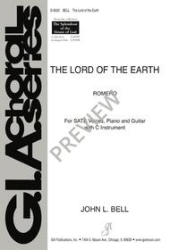 The Lord of the Earth Sheet Music by John L. Bell