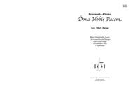 Dona Nobis Pacem Sheet Music by Anonymous