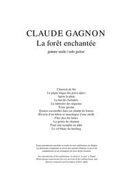 La foret enchantee Sheet Music by Claude Gagnon