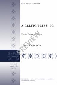 A Celtic Blessing Sheet Music by David Barton