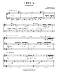 I Read Sheet Music by Stephen Sondheim