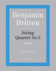 String Quartet No. 3 Sheet Music by Benjamin Britten