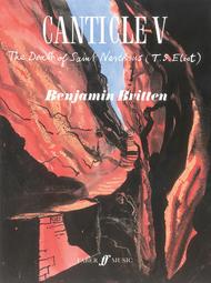 Canticle V -- The Death of St. Narcissus Sheet Music by Benjamin Britten