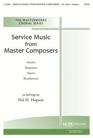 Service Music from Master Composers Sheet Music by Hal H. Hopson