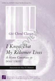 I Know That My Redeemer Lives Sheet Music by John Hatton
