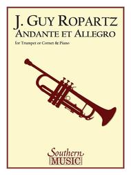 Andante and Allegro Sheet Music by Joseph Guy Marie Ropartz