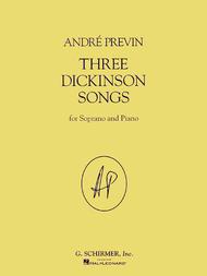 Three Dickinson Songs Sheet Music by Andre Previn