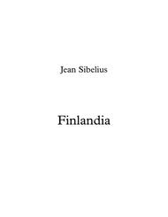 Finlandia "Be Still My Soul" Sheet Music by Jean Sibelius 1865-1957