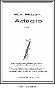Adagio K. 411 Sheet Music by Wolfgang Amadeus Mozart